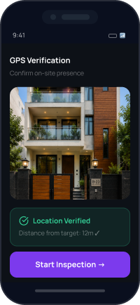 GPS verification feature in TeamTask mobile app